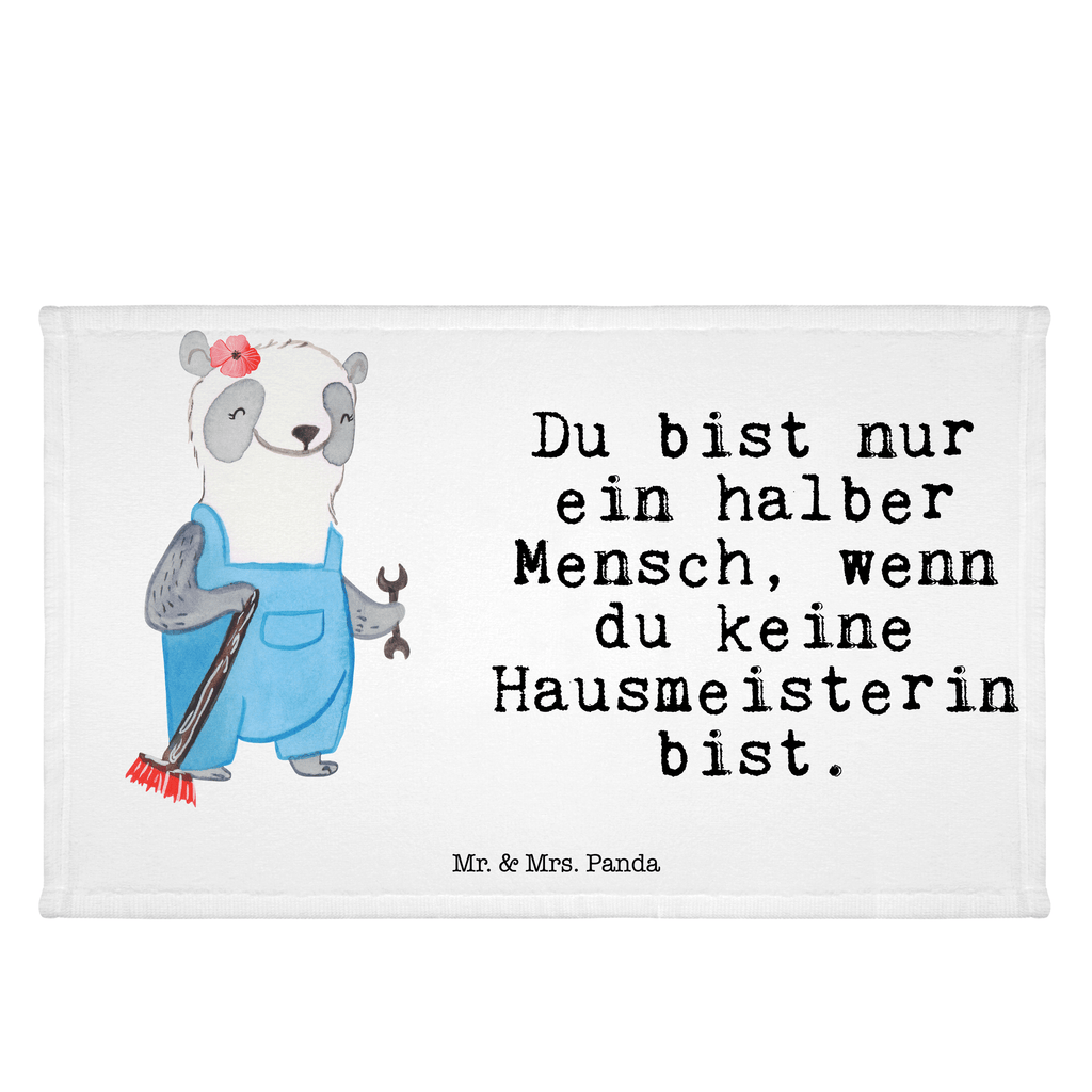 Handtuch Hausmeisterin mit Herz Gästetuch, Reisehandtuch, Sport Handtuch, Frottier, Kinder Handtuch, Beruf, Ausbildung, Jubiläum, Abschied, Rente, Kollege, Kollegin, Geschenk, Schenken, Arbeitskollege, Mitarbeiter, Firma, Danke, Dankeschön, Hausmeisterin, Concierge, Hausverwalterin, Facility Manager