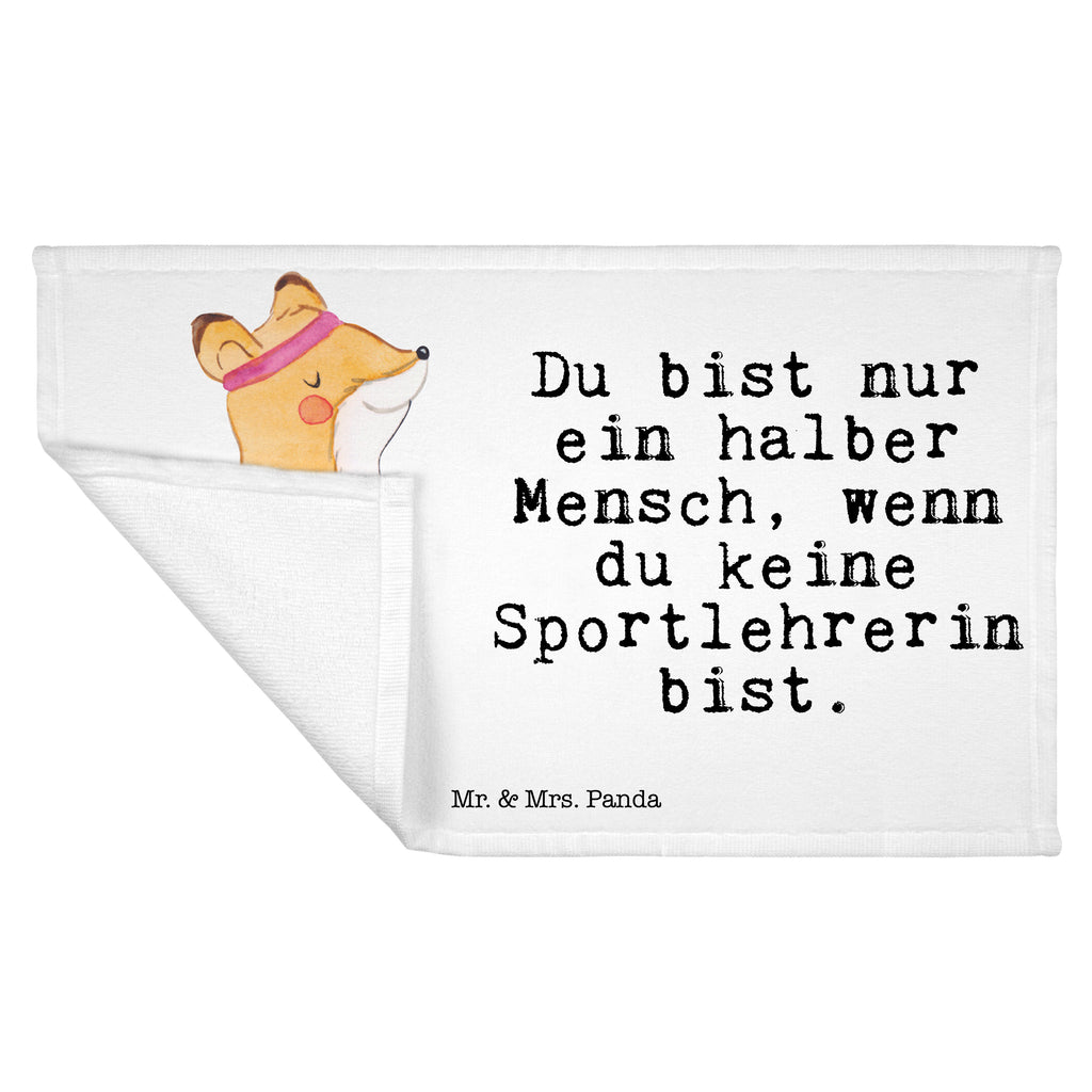 Handtuch Sportlehrerin mit Herz Gästetuch, Reisehandtuch, Sport Handtuch, Frottier, Kinder Handtuch, Beruf, Ausbildung, Jubiläum, Abschied, Rente, Kollege, Kollegin, Geschenk, Schenken, Arbeitskollege, Mitarbeiter, Firma, Danke, Dankeschön