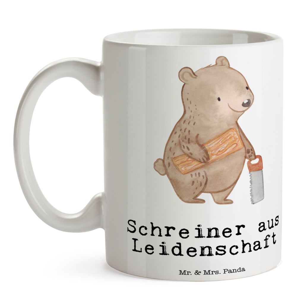 Tasse Schreiner aus Leidenschaft Tasse, Kaffeetasse, Teetasse, Becher, Kaffeebecher, Teebecher, Keramiktasse, Porzellantasse, Büro Tasse, Geschenk Tasse, Tasse Sprüche, Tasse Motive, Kaffeetassen, Tasse bedrucken, Designer Tasse, Cappuccino Tassen, Schöne Teetassen, Beruf, Ausbildung, Jubiläum, Abschied, Rente, Kollege, Kollegin, Geschenk, Schenken, Arbeitskollege, Mitarbeiter, Firma, Danke, Dankeschön