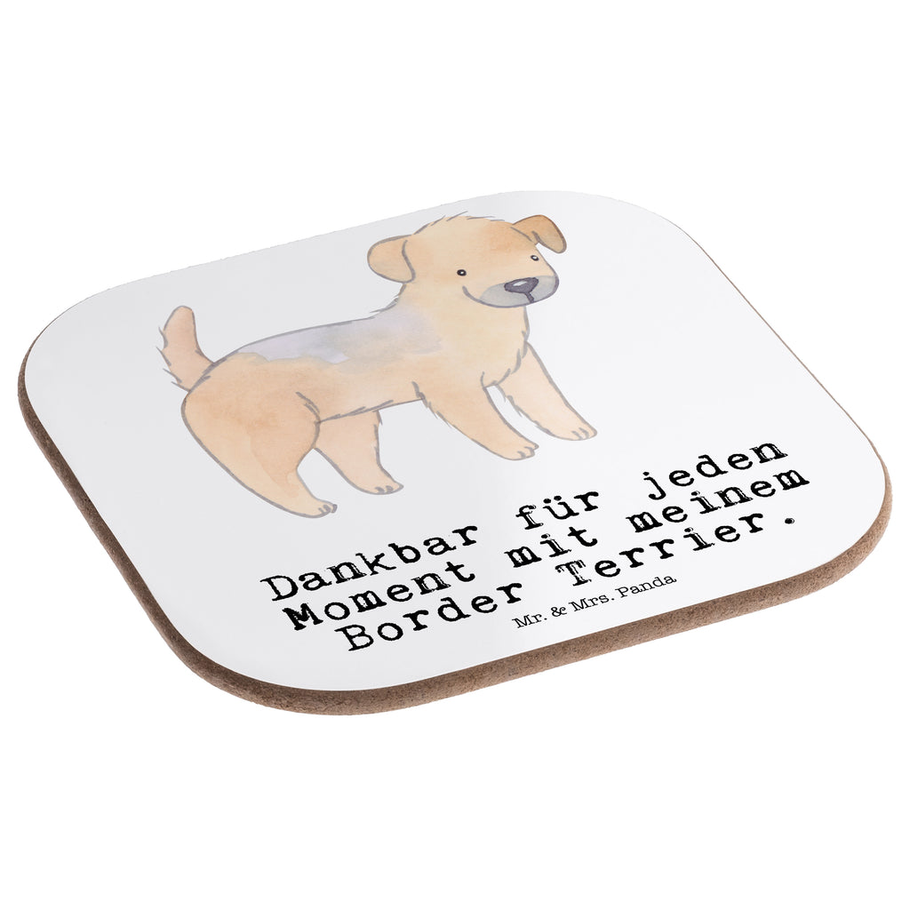 Quadratische Untersetzer Border Terrier Moment Bierdeckel, Glasuntersetzer, Untersetzer Gläser, Getränkeuntersetzer, Hund, Hunderasse, Rassehund, Hundebesitzer, Geschenk, Tierfreund, Schenken, Welpe, Border Terrier