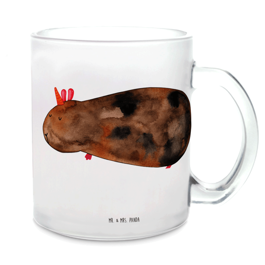 Teetasse Meerhörnchen Teetasse, Teeglas, Teebecher, Tasse mit Henkel, Tasse, Glas Teetasse, Teetasse aus Glas, Einhorn, Einhörner, Einhorn Deko, Pegasus, Unicorn, Meerhörnchen, Meericorn, Meerschwein, Meerschweinchen