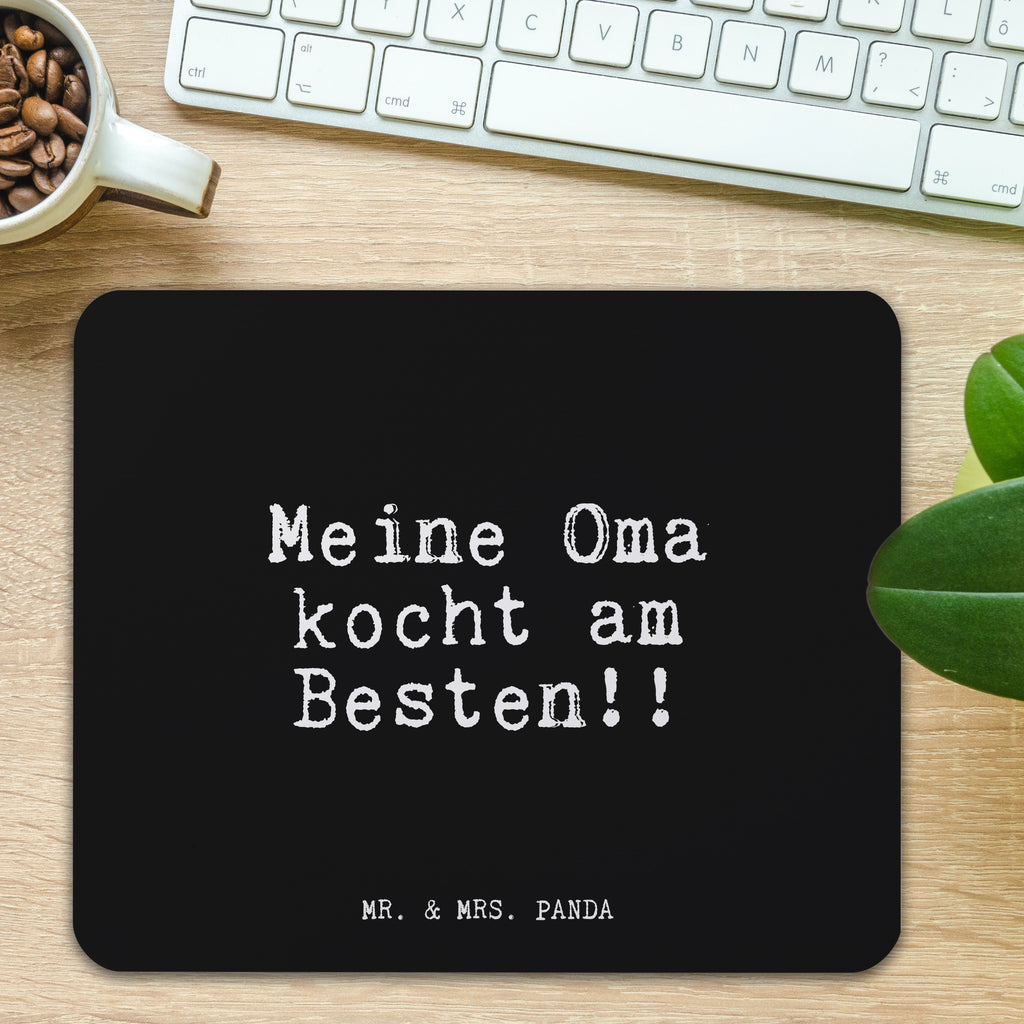 Mauspad Fun Talk Meine Oma kocht am Besten!! Mousepad, Computer zubehör, Büroausstattung, PC Zubehör, Arbeitszimmer, Mauspad, Einzigartiges Mauspad, Designer Mauspad, Mausunterlage, Mauspad Büro, Spruch, Sprüche, lustige Sprüche, Weisheiten, Zitate, Spruch Geschenke, Glizer Spruch Sprüche Weisheiten Zitate Lustig Weisheit Worte