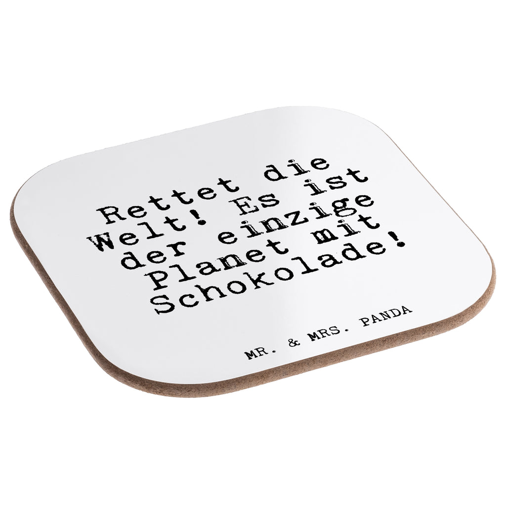 Quadratische Untersetzer Fun Talk Rettet die Welt! Es ist der einzige Planet mit Schokolade! Untersetzer, Bierdeckel, Glasuntersetzer, Untersetzer Gläser, Getränkeuntersetzer, Untersetzer aus Holz, Untersetzer für Gläser, Korkuntersetzer, Untersetzer Holz, Holzuntersetzer, Tassen Untersetzer, Untersetzer Design, Spruch, Sprüche, lustige Sprüche, Weisheiten, Zitate, Spruch Geschenke, Glizer Spruch Sprüche Weisheiten Zitate Lustig Weisheit Worte