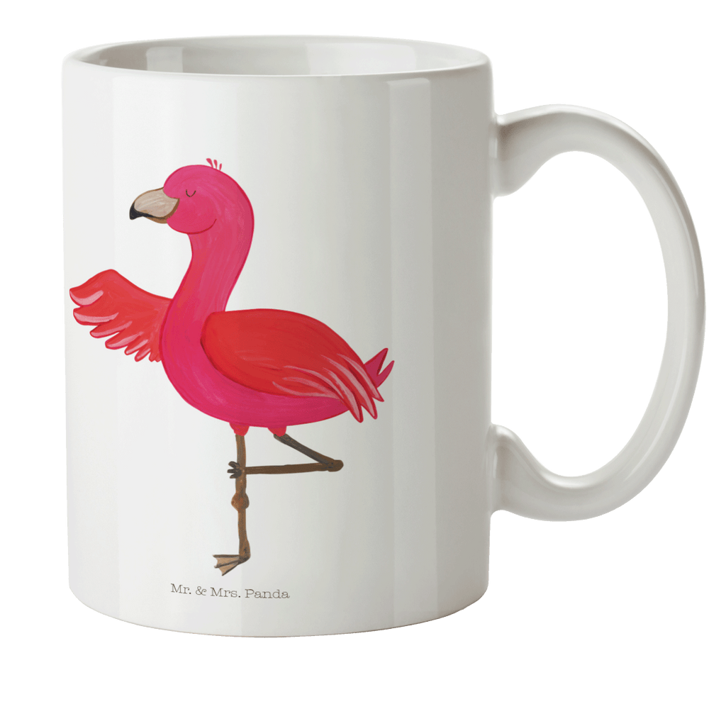 Kindertasse Flamingo Yoga Kindertasse, Kinder Tasse, Kunststoff Tasse, Kindergarten Tasse, Trinkbecher, Camping Becher, Kaffeetasse, Kunststoffbecher, Kindergartenbecher, Outdoorgeschirr, Kunststoffgeschirr, Reisebecher, Reisetasse, Kinderbecher, Bruchfeste Tasse, Bruchsichere Tasse, Plastik Tasse, Plastiktasse, Flamingo, Vogel, Yoga, Namaste, Achtsamkeit, Yoga-Übung, Entspannung, Ärger, Aufregen, Tiefenentspannung