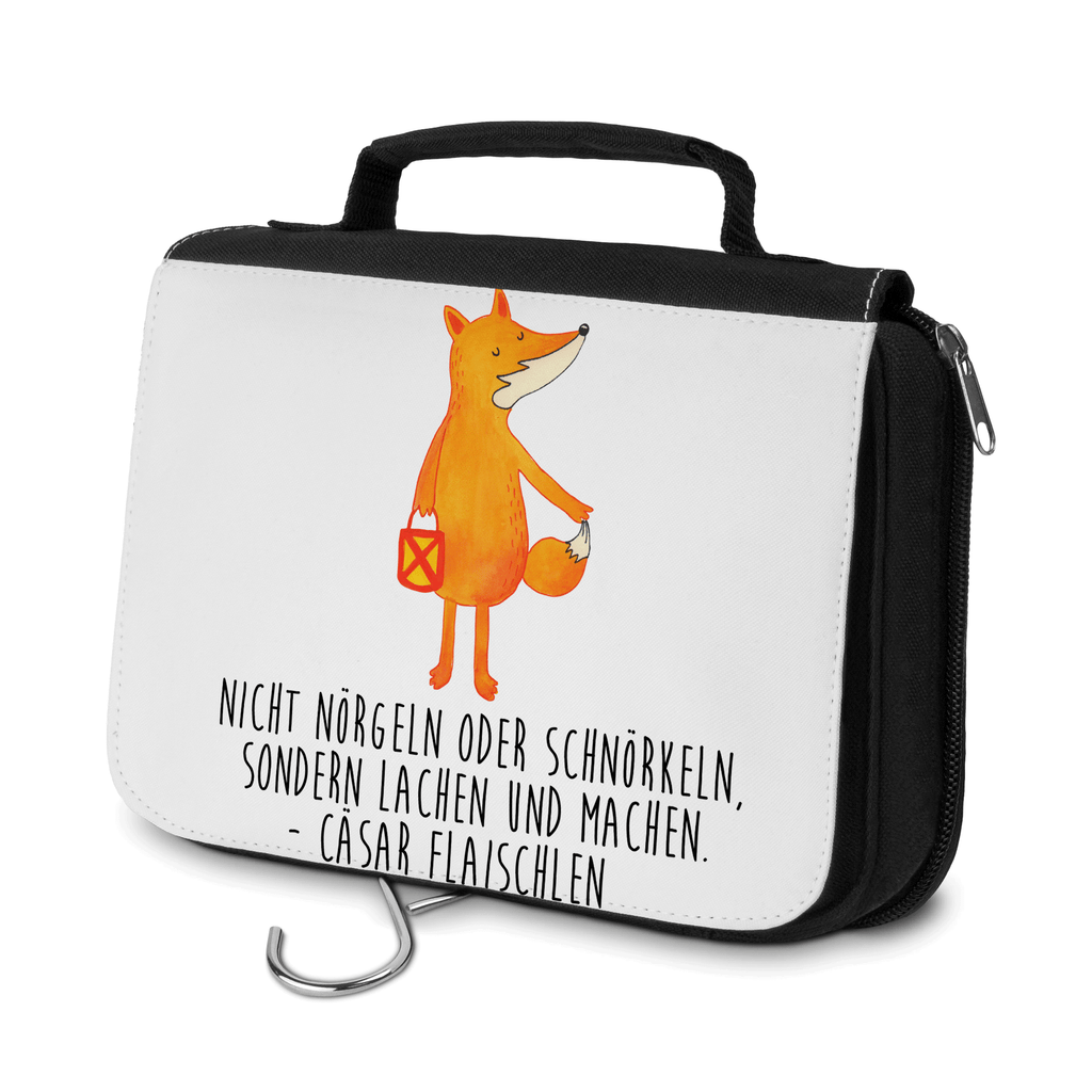 Kulturbeutel Fuchs Laterne Kulturbeutel, Zum Aufhängen, Waschtasche, Kosmetiktasche, Damen, Herren, Aufbewahrungstasche, Schminktasche, Kosmetikbeutel, Organizer, Kulturtasche, Schminkutensil, Fuchs, Füchse, Spruch trösten, Liebeskummer Spruch, Laterne, Sankt Martin, Laternenumzug, Aufmuntern, Cäsar Otto Hugo Flaischlen