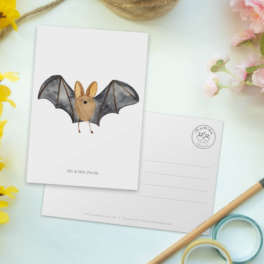 Postkarte Fledermaus Flügel Postkarte, Karte, Geschenkkarte, Grußkarte, Einladung, Ansichtskarte, Geburtstagskarte, Einladungskarte, Dankeskarte, Tiermotive, Gute Laune, lustige Sprüche, Tiere