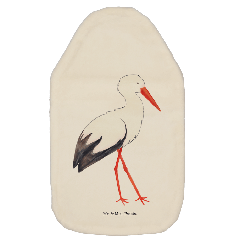 Wärmflasche Storch Wärmekissen, Kinderwärmflasche, Körnerkissen, Wärmflaschenbezug, Wärmflasche mit Bezug, Wärmflasche, Bettflasche, Kleine Wärmflasche, Tiermotive, Gute Laune, lustige Sprüche, Tiere, Storch, Störche, Schwangerschaft, Geburt, Mutter, Mütter, Mutter werden, Schwanger, Babybauch, Baby