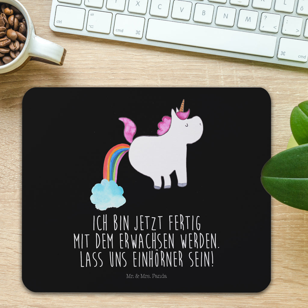 Mauspad Einhorn Pupsend Mousepad, Computer zubehör, Büroausstattung, PC Zubehör, Arbeitszimmer, Mauspad, Einzigartiges Mauspad, Designer Mauspad, Mausunterlage, Mauspad Büro, Einhorn, Einhörner, Einhorn Deko, Pegasus, Unicorn, Pups, Regenbogen, Glitzer, Einhornpower, Erwachsenwerden, Spaß, lustig, Freundin