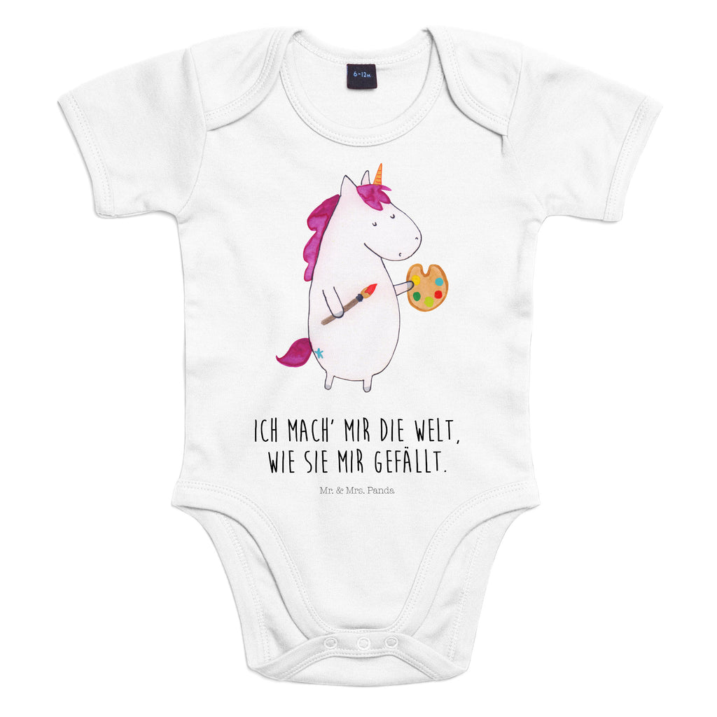 Baby Body Einhorn Künstler Einhorn, Einhörner, Englisch, Künstler, Unicorn, Artist, Malen, Zeichnen, Welt, Farbe, Stift, Pinsel, Geschenk, Maler Babykleidung , Babystrampler , Strampler , Wickelbody ,  Baby Erstausstattung   Einhorn, Einhörner, Einhorn Deko, Pegasus, Unicorn