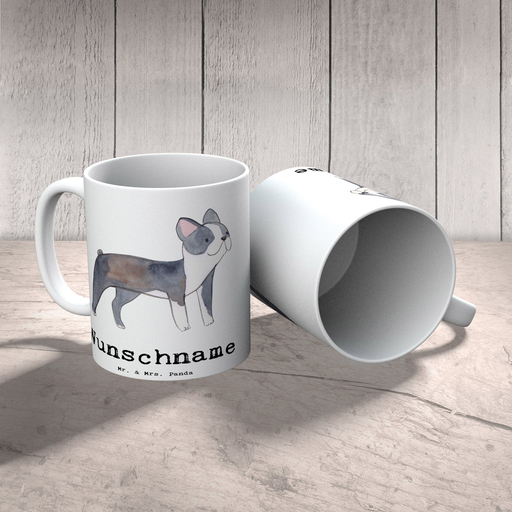 Personalisierte Tasse Boston Terrier Lebensretter Personalisierte Tasse, Namenstasse, Wunschname, Personalisiert, Tasse, Namen, Drucken, Tasse mit Namen, Hund, Hunderasse, Rassehund, Hundebesitzer, Geschenk, Tierfreund, Schenken, Welpe, Boston Terrier