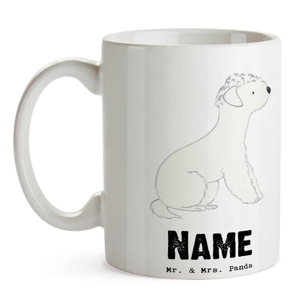 Personalisierte Tasse Bedlington Terrier Lebensretter Personalisierte Tasse, Namenstasse, Wunschname, Personalisiert, Tasse, Namen, Drucken, Tasse mit Namen, Hund, Hunderasse, Rassehund, Hundebesitzer, Geschenk, Tierfreund, Schenken, Welpe, Bedlington Terrier, Terrier