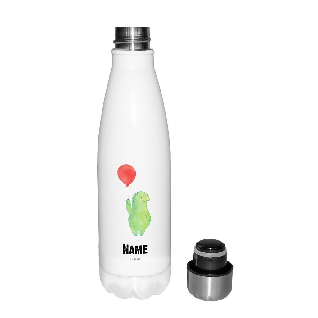 Personalisierte Thermosflasche Schildkröte Luftballon Personalisierte Isolierflasche, Personalisierte Thermoflasche, Personalisierte Trinkflasche, Trinkflasche Mit Namen, Wunschname, Bedrucken, Namensflasche, Schildkröte, Schildkröten, Mutausbruch, Motivation, Motivationsspruch