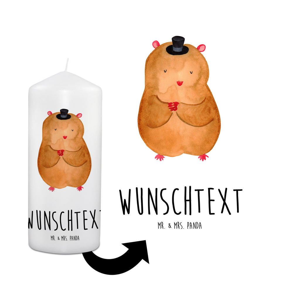 Personalisierte Kerze Hamster mit Hut Kerze, Taufkerze, Kommunionskerze, Geburtstagskerze, Geschenk Kerze, Taufgeschenk Kerze, Kerze mit Druck, Besondere Kerze, Geschenkidee Kerze, Kerze für Kommunion, süße Tiermotive, gute Laune, lustige Sprüche, Tiere, Hamster, Hut, Magier, Zylinder, Zwerghamster, Zauberer, Houdini