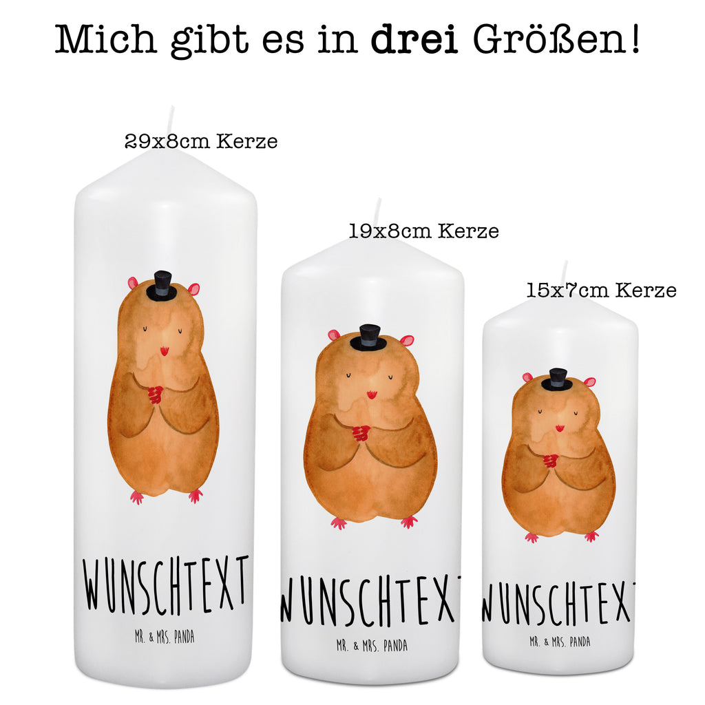 Personalisierte Kerze Hamster mit Hut Kerze, Taufkerze, Kommunionskerze, Geburtstagskerze, Geschenk Kerze, Taufgeschenk Kerze, Kerze mit Druck, Besondere Kerze, Geschenkidee Kerze, Kerze für Kommunion, süße Tiermotive, gute Laune, lustige Sprüche, Tiere, Hamster, Hut, Magier, Zylinder, Zwerghamster, Zauberer, Houdini