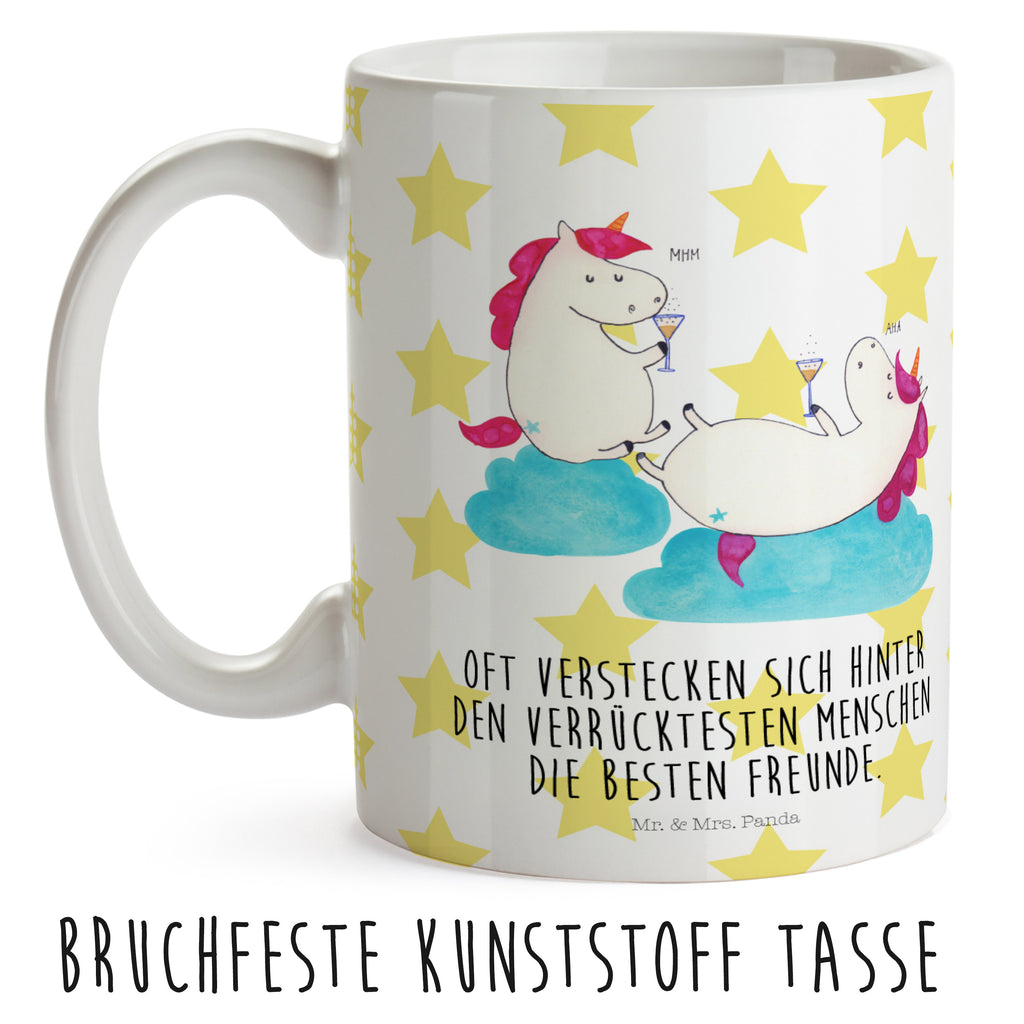 Kindertasse Einhörner Sekt