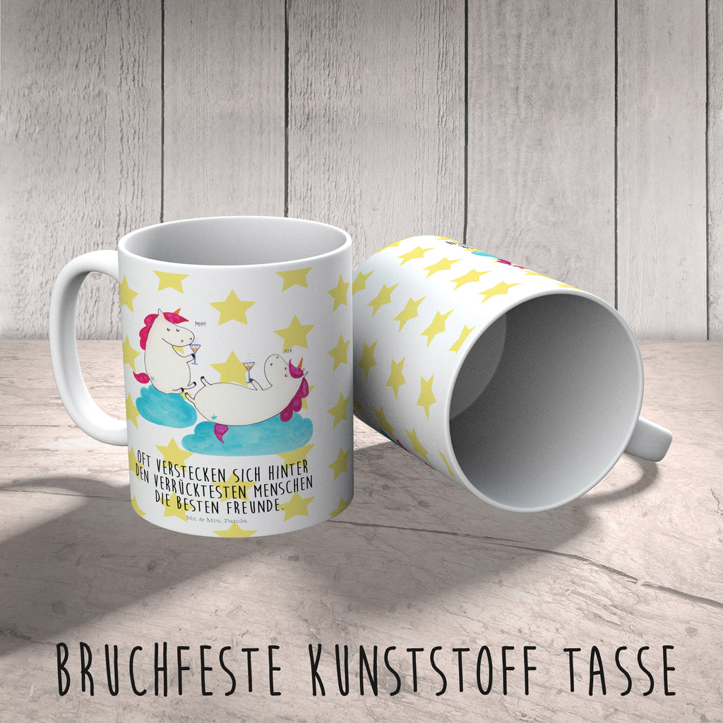 Kindertasse Einhörner Sekt