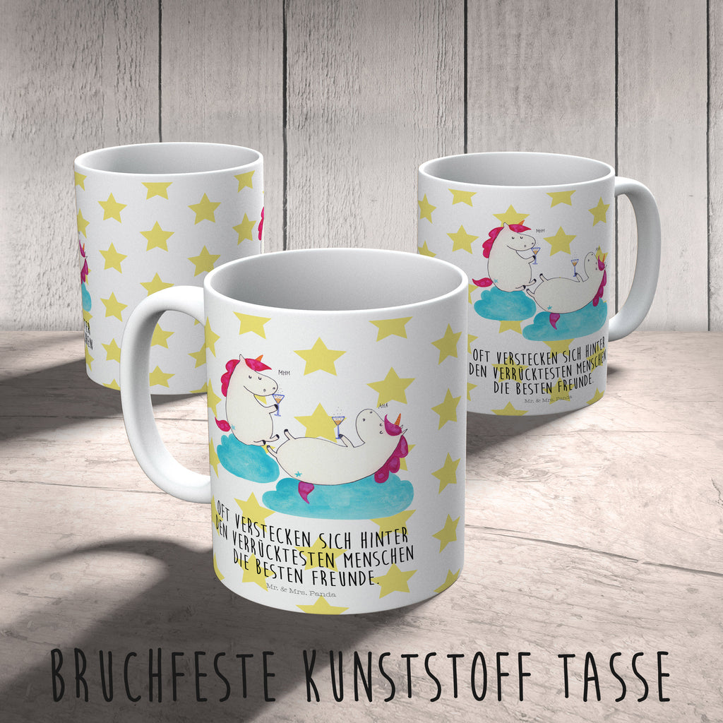 Kindertasse Einhörner Sekt