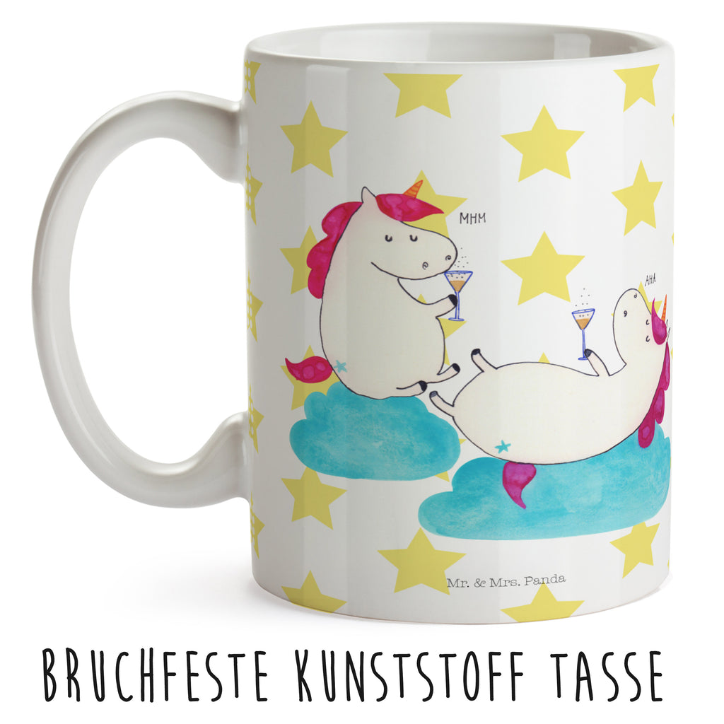 Kindertasse Einhörner Sekt