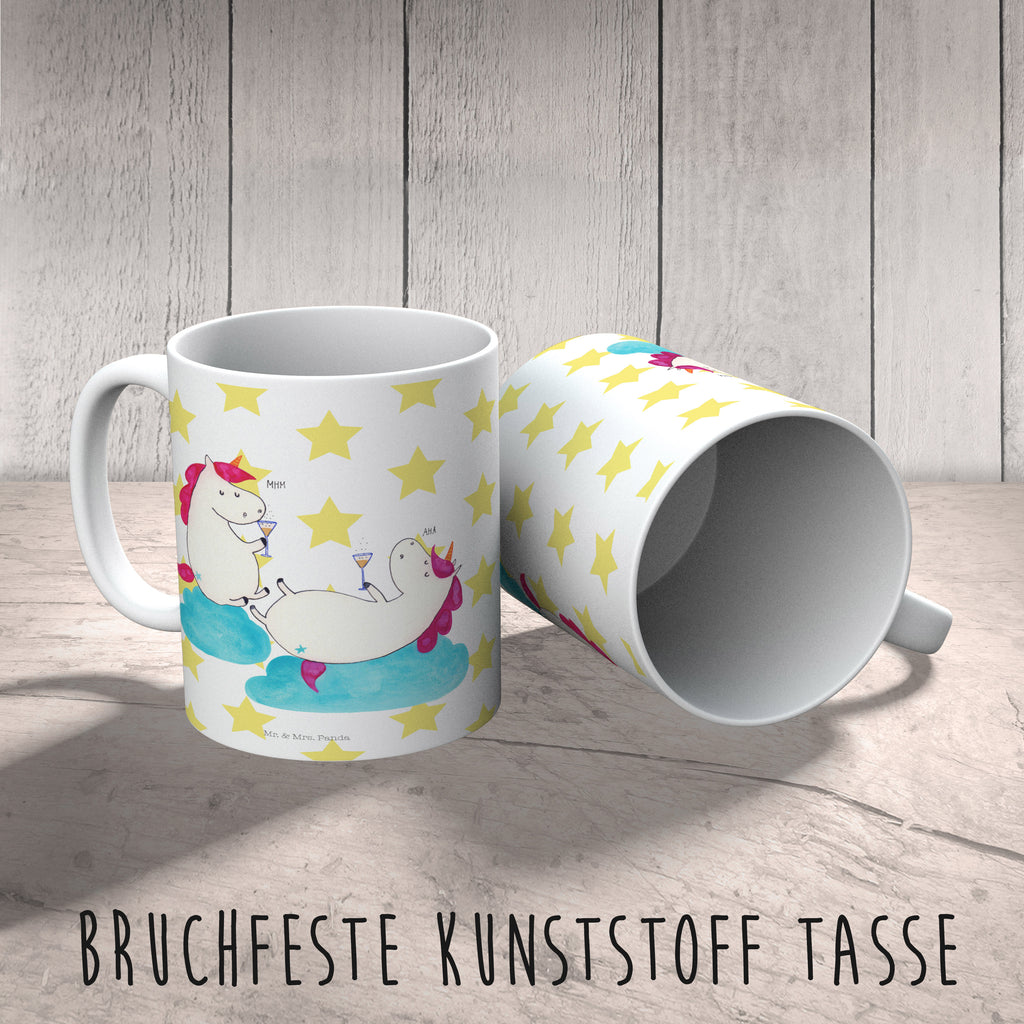 Kindertasse Einhörner Sekt