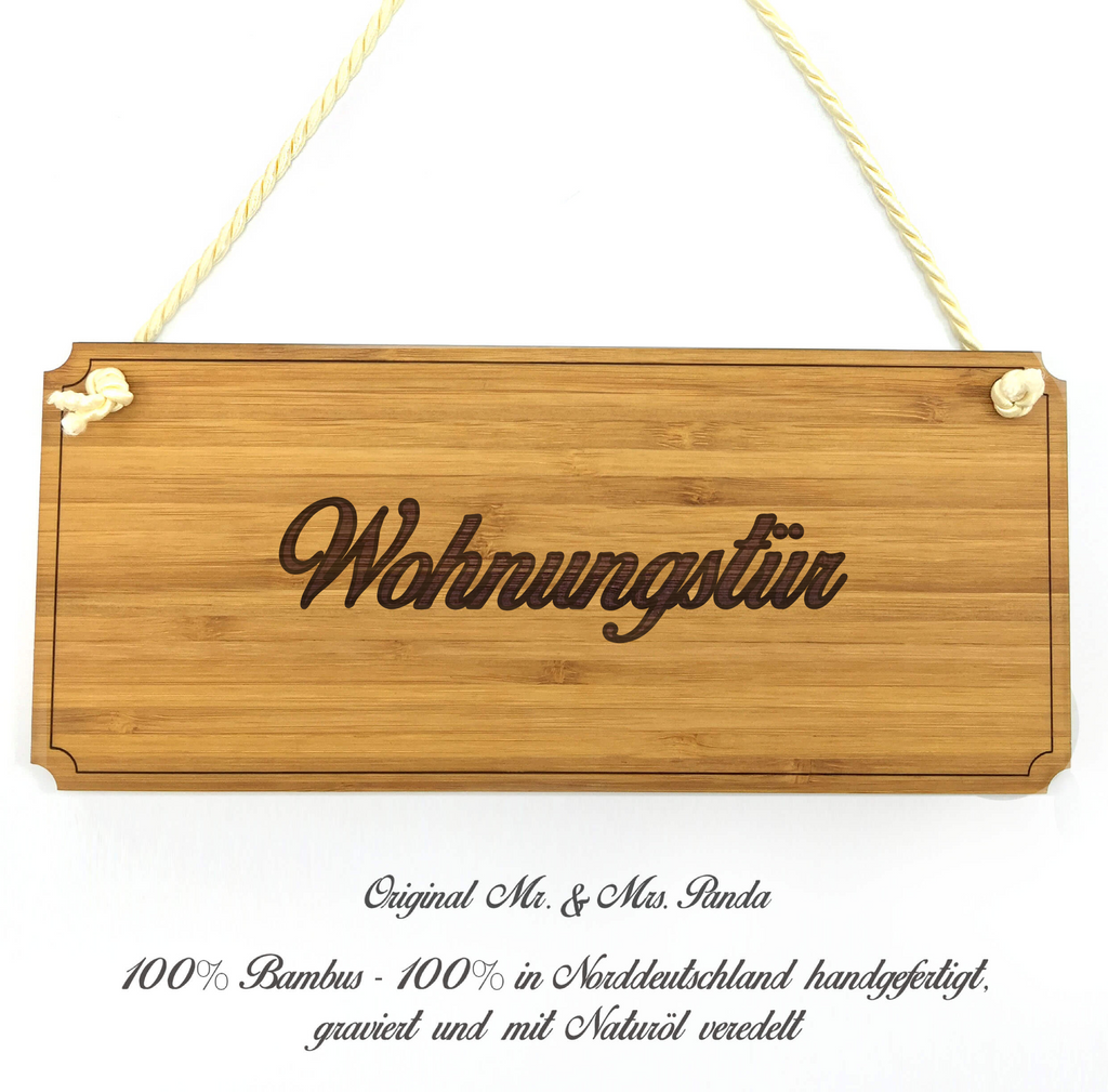 Türschild Wohnungstür Classic Schild Landhaus, Shabby, graviert Dekoschild, Schild, Wanddeko, Werbeschild, Holzschild, Reklameschild, Türschild, Küchenschild, Wandschild, Holztafel, Motivschild, Spruchschild Wohnungstür 